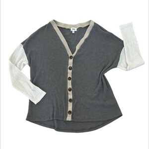 BKE size XS thermal button front shirt